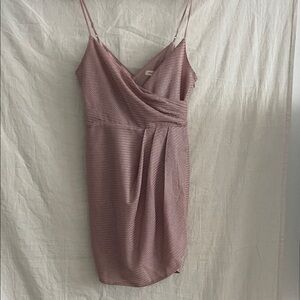 Silence + Noise Dusty Pink Mini Dress